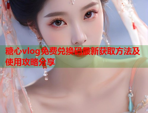 糖心vlog免费兑换码最新获取方法及使用攻略分享