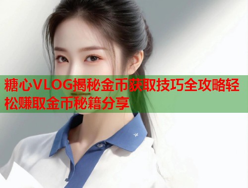 糖心VLOG揭秘金币获取技巧全攻略轻松赚取金币秘籍分享  第1张