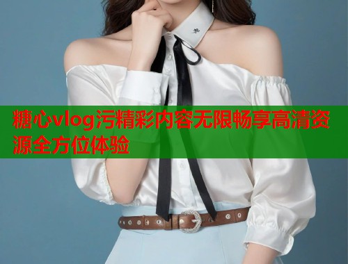 糖心vlog污精彩内容无限畅享高清资源全方位体验  第1张