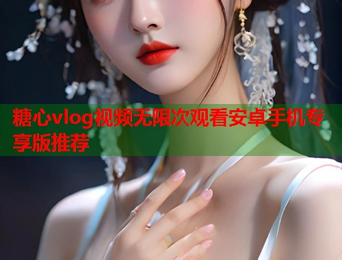 糖心vlog视频无限次观看安卓手机专享版推荐