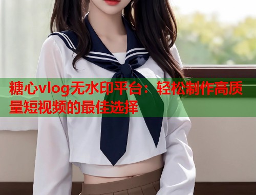 糖心vlog无水印平台：轻松制作高质量短视频的最佳选择