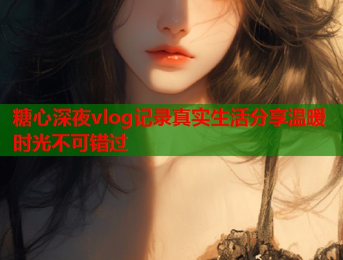 糖心深夜vlog记录真实生活分享温暖时光不可错过