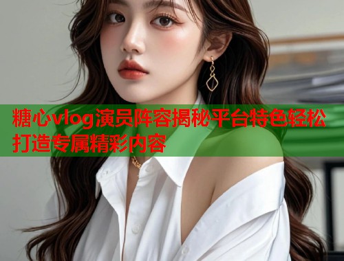 糖心vlog演员阵容揭秘平台特色轻松打造专属精彩内容