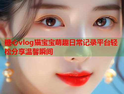 糖心vlog猫宝宝萌趣日常记录平台轻松分享温馨瞬间