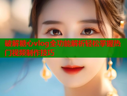 破解糖心vlog全功能解析轻松掌握热门视频制作技巧