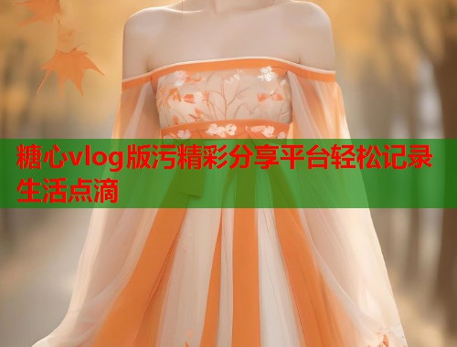 糖心vlog版污精彩分享平台轻松记录生活点滴  第2张