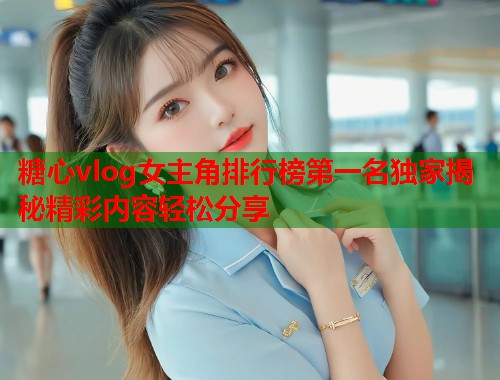 糖心vlog女主角排行榜第一名独家揭秘精彩内容轻松分享